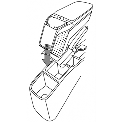 Apoyabrazos específico AR9 para Honda Jazz IV (2015-)