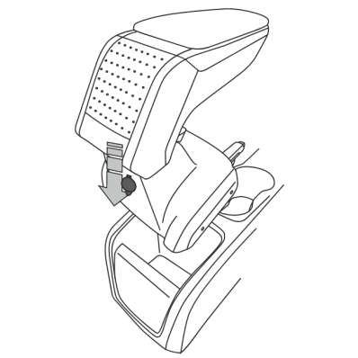 Apoyabrazos específico AR10 para Ford Focus III (2011-2014)