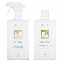 KIT CUIDADO DEL CUERO - AUTOGLYM 2x500ml