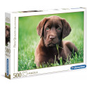 Puzzle Clementoni 500 piezas Chocolate Puppy