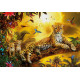 Puzzle Educa 500 piezas Leopardo con sus Cachorros