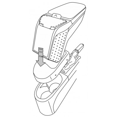 Apoyabrazos específico AR9 para Opel Corsa E (2014-2019)