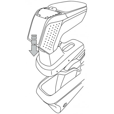 Apoyabrazos específico AR9 para Ford Courier (2014-)