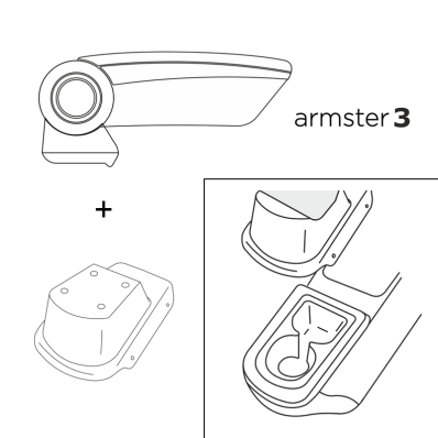 Apoyabrazos ARMSTER AR12, exterior (imagen genérica)