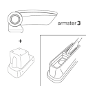 Apoyabrazos específico AR12 para Fiat Linea, Punto, Grande Punto, Punto Evo (-2015)