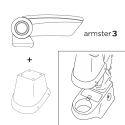 Apoyabrazos específico AR12 para Opel Combo (2001-2011), Corsa C (2001-2006), Tigra Twin Top (2004-2010)