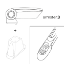 Apoyabrazos específico AR12 para Fiat 500 / S / C, Abarth 500 (2007-2015)