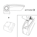 Apoyabrazos específico AR12 para Renault Fluence (2009-), Mégane III (2008-)