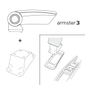 Apoyabrazos específico AR12 para Opel Meriva B con Flexrail (2010-)