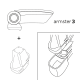 Apoyabrazos específico AR12 para Toyota Yaris III (2011-2014)