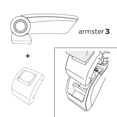 Apoyabrazos específico AR12 para Seat Leon III (2013-2019)