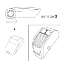 Apoyabrazos específico AR12 para Citroën C3 Aircross facelift (2021-)
