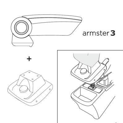 Apoyabrazos específico AR12 para Opel Astra K (2015-)