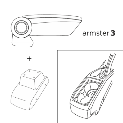 Apoyabrazos específico AR12 para Dacia Duster II (2018-)