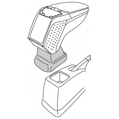 Apoyabrazos específico AR9 para Suzuki Swift III (2004-2010)