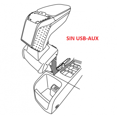 Apoyabrazos específico AR9 para Ford Focus III (2015-)