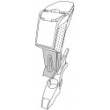 Apoyabrazos específico AR9 para Fiat Panda II Classic (2004-2011)
