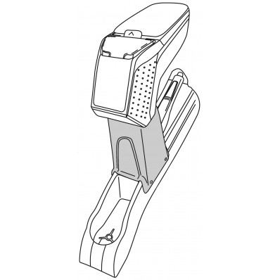 Apoyabrazos específico AR9 para Ford Ka II (2008-)