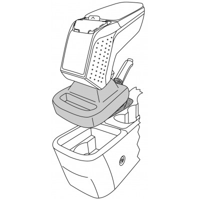 Apoyabrazos específico AR9 para Opel Astra J (2010-)