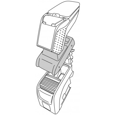 Apoyabrazos específico AR9 para Opel Mokka (2012-)