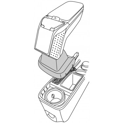 Apoyabrazos específico AR9 para Opel Zafira C (2011-)