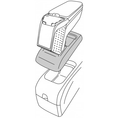 Apoyabrazos específico AR9 para Peugeot 308 I (2007-2013)