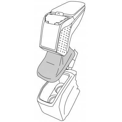 Apoyabrazos específico AR9 para Peugeot 208 (2012-)