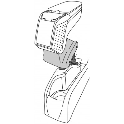 Apoyabrazos específico AR9 para Renault Fluence (2009-), Mégane (2008-)