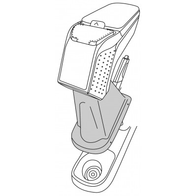 Apoyabrazos específico AR9 para Renault Captur (2013-)