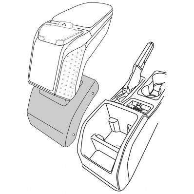 Apoyabrazos específico AR9 para Seat Leon III (2013-)