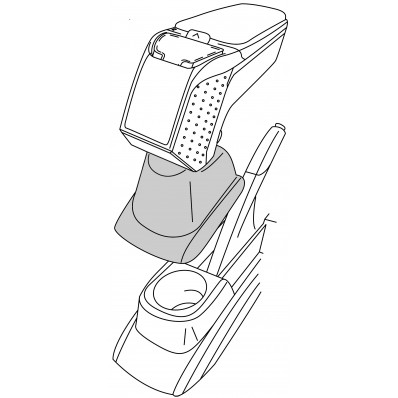 Apoyabrazos específico AR9 para Volkswagen Polo V (2009-)