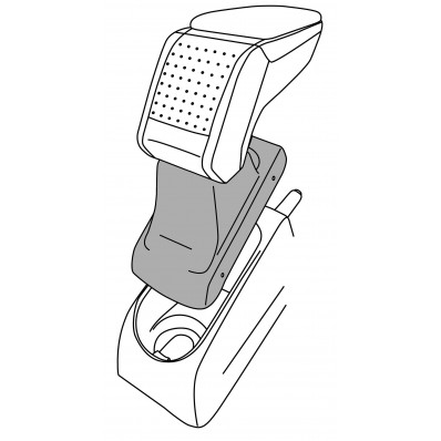 Apoyabrazos específico AR10 para Citroën C3 II (2009-), DS3 (2010-)