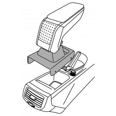 Apoyabrazos específico AR10 para Fiat Stilo (2001-2008)