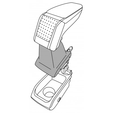 Apoyabrazos específico AR10 para Ford Fiesta VI (2008-)