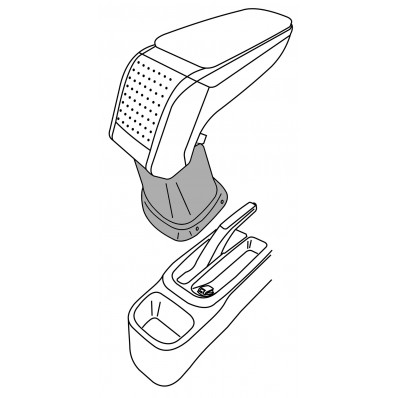 Apoyabrazos específico AR10 para Hyundai i10 II (2014-)