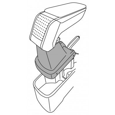 Apoyabrazos específico AR10 para Kia Rio III (2011-)