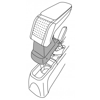 Apoyabrazos específico AR10 para Opel Corsa D (2006-2014)