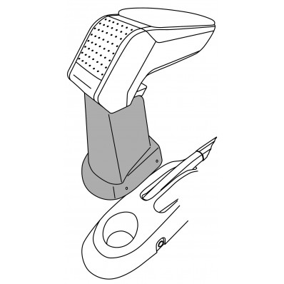 Apoyabrazos específico AR10 para Renault Clio III Collection (2005-), Grand Tour (2008-2013)