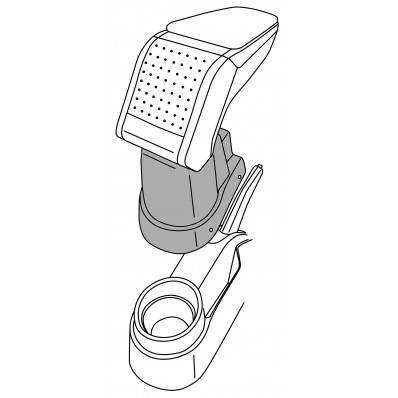 Apoyabrazos específico AR10 para Seat Ibiza IV (2008-)