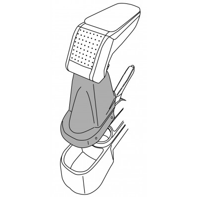 Apoyabrazos específico AR10 para Toyota Yaris III (2012-)