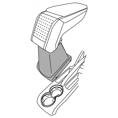 Apoyabrazos específico AR10 para Volkswagen Polo IV (2002-2009)